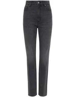 Promo ⭐ Sass & Bide Straight Ups High Rise Jean In Washed Black 😉 -High Waist Denim Cry Sale unnamed file 1688