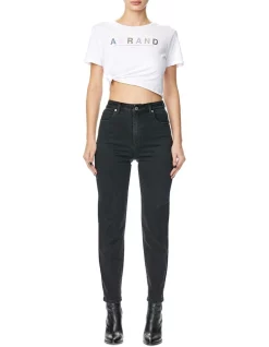 Brand new ✔️ Abrand 👖 Jeans A 94 High Slim Mom Jean Black 🔔 -High Waist Denim Cry Sale unnamed file 1715