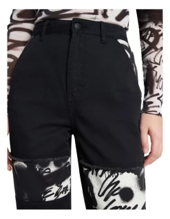 Top 10 ❤️ Sass & Bide Soul Tonic Relaxed Fit Jean Black 🤩 -High Waist Denim Cry Sale unnamed file 1730