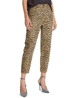 Cheapest 🔔 Sass & Bide The Vertigo High Rise Jean Leopard Multi 🎉 -High Waist Denim Cry Sale unnamed file 1748