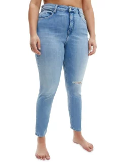 Best deal 🎉 Calvin Klein 👖 Jeans Plus High Rise Skinny Ankle 👖 Jeans Blue 👏 -High Waist Denim Cry Sale unnamed file 1773