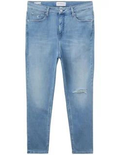 Best deal 🎉 Calvin Klein 👖 Jeans Plus High Rise Skinny Ankle 👖 Jeans Blue 👏 -High Waist Denim Cry Sale unnamed file 1775