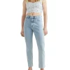 Coupon ✨ Tommy 👖 Jeans Izzie High Rise Slim Ankle 👖 Jeans In Light Blue 🎁 -High Waist Denim Cry Sale unnamed file 1777