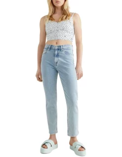 Coupon β¨ Tommy π Jeans Izzie High Rise Slim Ankle π Jeans In Light Blue π