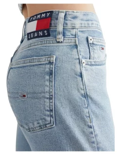 Coupon ✨ Tommy 👖 Jeans Izzie High Rise Slim Ankle 👖 Jeans In Light Blue 🎁 -High Waist Denim Cry Sale unnamed file 1780