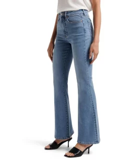 Budget ✔️ Forever New Farrah High Rise Flare Jean Light Blue 😀 -High Waist Denim Cry Sale unnamed file 1787