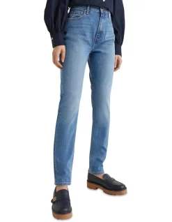 Best Sale ❤️ Tommy Hilfiger Cigarette Slim High Waist Jean In Izzy Blue 🎉 -High Waist Denim Cry Sale unnamed file 180