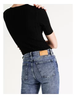 Best deal 🥰 ONLY Scarlett Life Extra High Waist Slim 👖 Jeans Light Blue Denim ❤️ -High Waist Denim Cry Sale unnamed file 1803