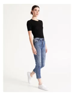 Best deal 🥰 ONLY Scarlett Life Extra High Waist Slim 👖 Jeans Light Blue Denim ❤️ -High Waist Denim Cry Sale unnamed file 1807
