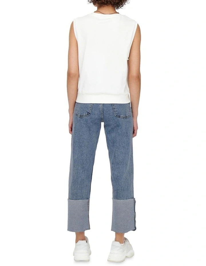 Buy β ONLY Megan Life Fold Up π Jeans In Medium Blue Denim π― 4 Buy β ONLY Megan Life Fold Up π Jeans In Medium Blue Denim π― - Image 2