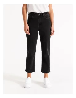 Brand new 🔔 Grab Denim Billie Petite High Waist 👖 Jeans Washed Black ⭐ -High Waist Denim Cry Sale unnamed file 1835