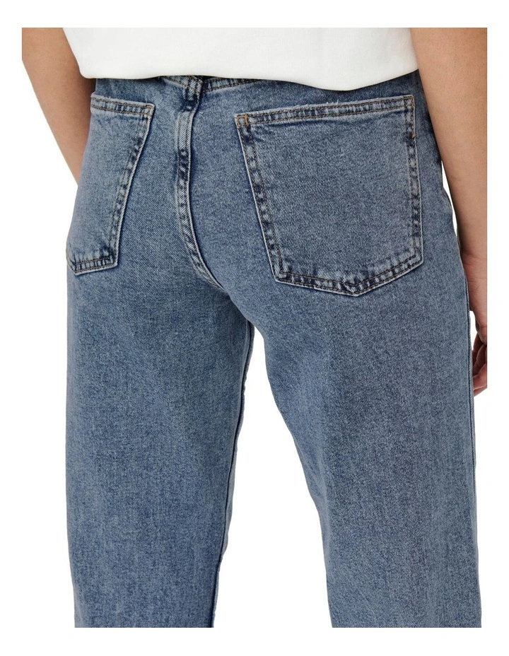 Buy β ONLY Megan Life Fold Up π Jeans In Medium Blue Denim π― 5 Buy β ONLY Megan Life Fold Up π Jeans In Medium Blue Denim π― - Image 3