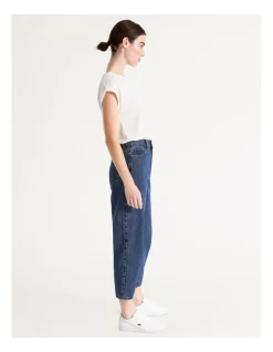 Cheapest 😉 Grab Denim Barrel Leg Jean Indigo Rinse ⌛ -High Waist Denim Cry Sale unnamed file 1848