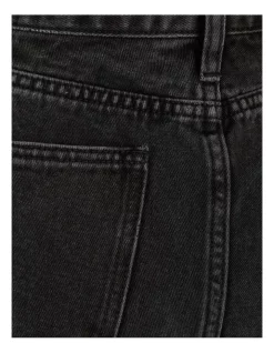 Best Sale 😉 Miss Shop Mom Tapered Jean In Washed Black 🔥 -High Waist Denim Cry Sale unnamed file 1858