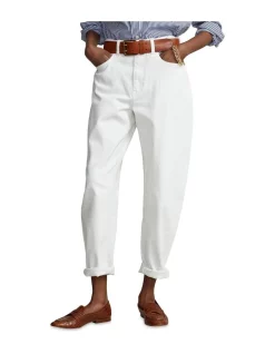 Best Pirce ⭐ Polo Ralph Lauren Hudson Jean In White ⌛