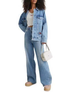 Promo 👍 Tommy 👖 Jeans Claire High Rise Wide Leg 👖 Jeans In Light Blue 🧨