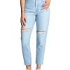 Cheap 🧨 Lee High Mom Tapered Jean Light Blue 😀