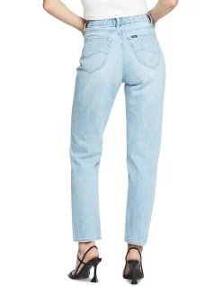 Cheap 🧨 Lee High Mom Tapered Jean Light Blue 😀 -High Waist Denim Cry Sale unnamed file 1903