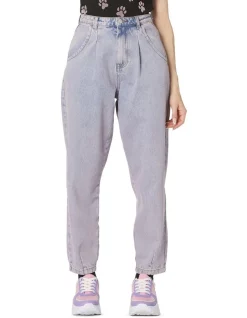 Wholesale 💯 Dangerfield Dixie Denim Peg Leg Tapered 👖 Jeans Pink/Blue 🧨