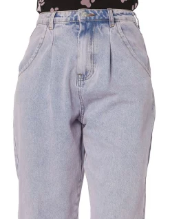 Wholesale 💯 Dangerfield Dixie Denim Peg Leg Tapered 👖 Jeans Pink/Blue 🧨 -High Waist Denim Cry Sale unnamed file 1907