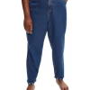 Best Sale 🥰 Calvin Klein 👖 Jeans Plus Mom Jean Medium Blue ✔️