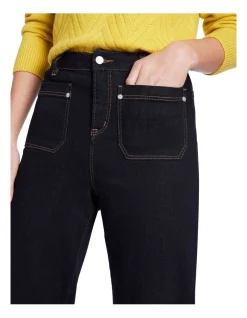 Outlet 👏 David Lawrence Joleen Wide Leg Jean In Blue 👏 -High Waist Denim Cry Sale unnamed file 1927