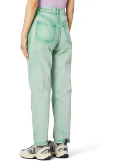 Brand new 🤩 Gorman Cecilia Denim Tapered Pants Green 😉 -High Waist Denim Cry Sale unnamed file 1945