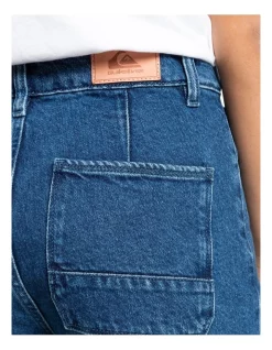 Hot Sale 🌟 Quiksilver Hopeful Land High Waisted 👖 Jeans Medium Blue ❤️ -High Waist Denim Cry Sale unnamed file 1981