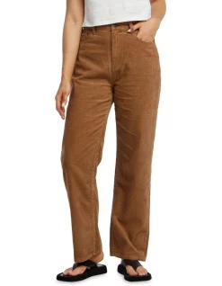 Best deal 🔔 Lee High Baggy 👖 Jeans Tan Cord ✔️