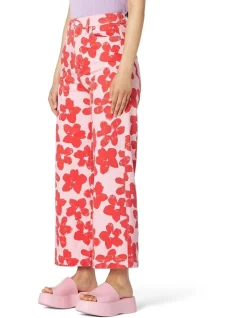 Deals 💯 Gorman Poppy Print Relaxed 👖 Jeans Multi 🔔 -High Waist Denim Cry Sale unnamed file 2006