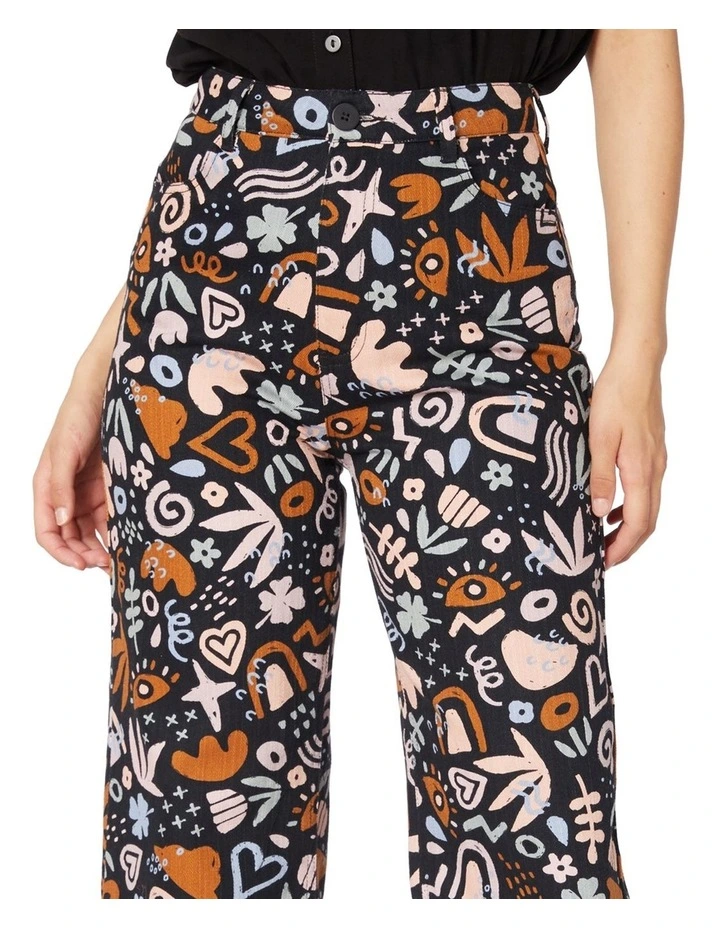 Best deal π Princess Highway Arty Geo Printed π Jeans Black π 6 Best deal π Princess Highway Arty Geo Printed π Jeans Black π - Image 4