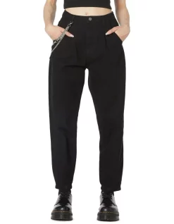 Hot Sale ❤️ Dangerfield Piper Denim Peg Leg Tapered 👖 Jeans Black ❤️