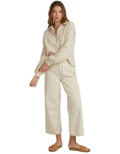 Cheap ❤️ Billabong Everly Pants Beige 💯 -High Waist Denim Cry Sale unnamed file 2040