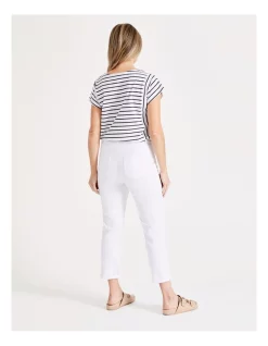 Wholesale 💯 Regatta Wardrobe Staple Stretch Crop Denim Jean In White ⭐ -High Waist Denim Cry Sale unnamed file 2079