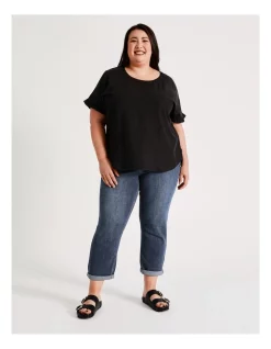 Discount 🥰 Regatta Wardrobe Staple Stretch Crop Denim Jean In Dark Wash 🌟