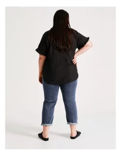 Discount 🥰 Regatta Wardrobe Staple Stretch Crop Denim Jean In Dark Wash 🌟 -High Waist Denim Cry Sale unnamed file 2089