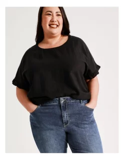 Discount 🥰 Regatta Wardrobe Staple Stretch Crop Denim Jean In Dark Wash 🌟 -High Waist Denim Cry Sale unnamed file 2090