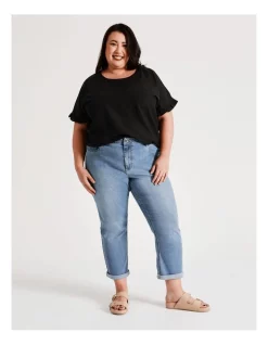 Best reviews of 🤩 Regatta Wardrobe Staple Stretch Crop Denim Jean In Mid Wash 🛒 -High Waist Denim Cry Sale unnamed file 2094