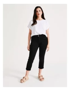 Best reviews of π― Regatta Wardrobe Staple Stretch Crop Denim Jean In Black π