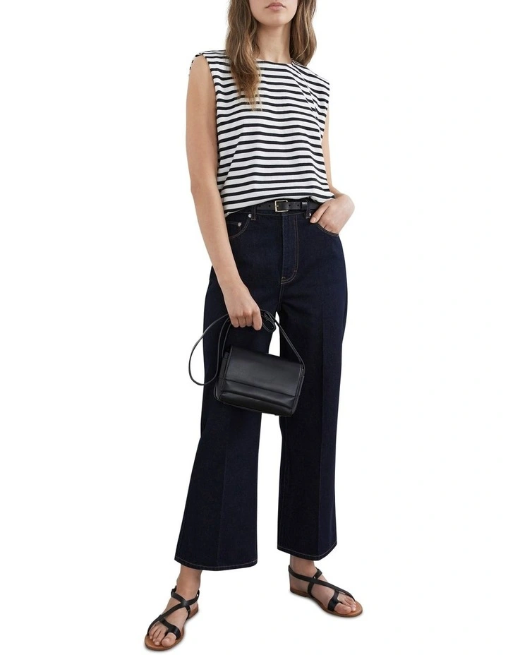 Best deal ❤️ French Connection Cropped Flare Jean In Black ❤️ 4 Best deal ❤️ French Connection Cropped Flare Jean In Black ❤️ - Image 2