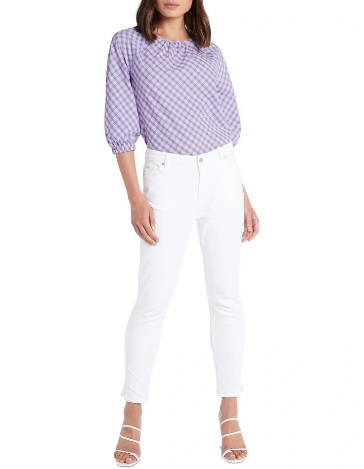New β¨ David Lawrence Michelle Crop Jean In White π 4 New β¨ David Lawrence Michelle Crop Jean In White π - Image 2