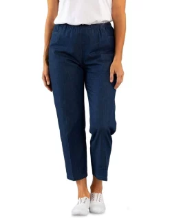 Discount 🔔 Black Pepper Nashville Short Length Pant Blue ✨