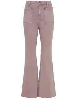 Discount 😀 Sass & Bide New Paradise Kick Flare Cropped Neat Fit Lilac ⌛ -High Waist Denim Cry Sale unnamed file 2120