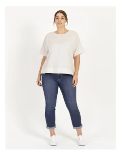 Cheapest 😉 Regatta Wardrobe Staple Denim Crop Jean Dark Blue 🎁 -High Waist Denim Cry Sale unnamed file 2137