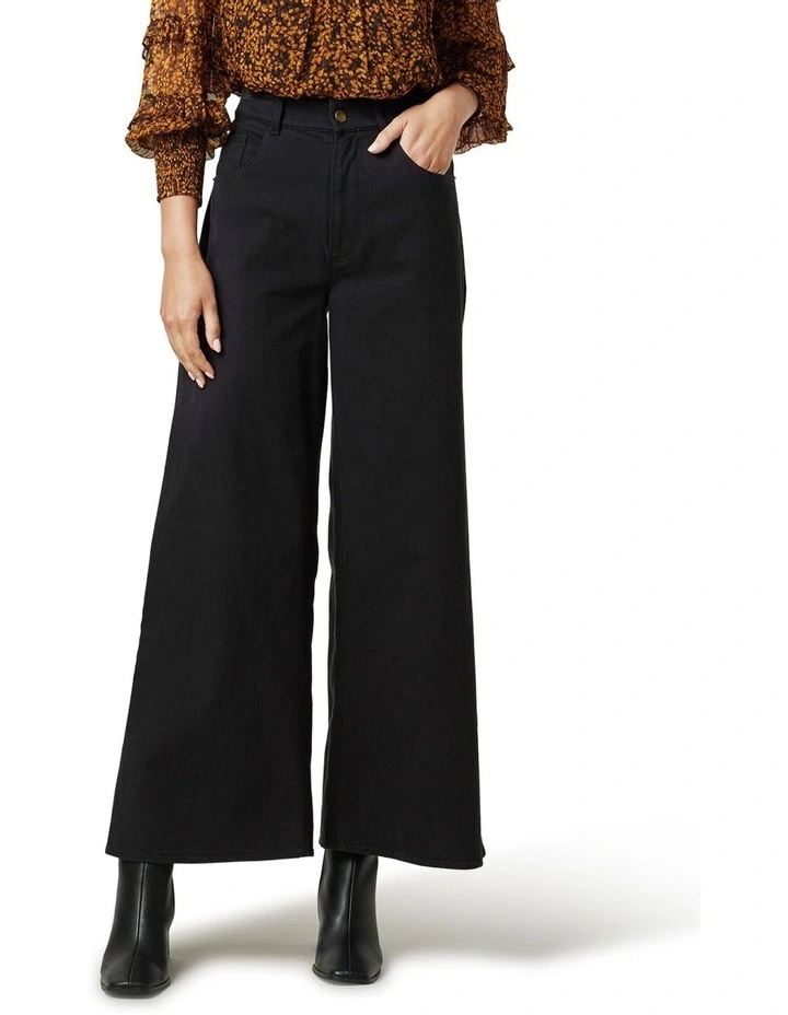 Wholesale π€© Ministry Of Style Escapade Denim Wide Leg Pant In Black π 3 Wholesale π€© Ministry Of Style Escapade Denim Wide Leg Pant In Black π