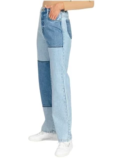 New ✨ Rusty Maison High Straight Leg Jean In Blue 👏 -High Waist Denim Cry Sale unnamed file 217