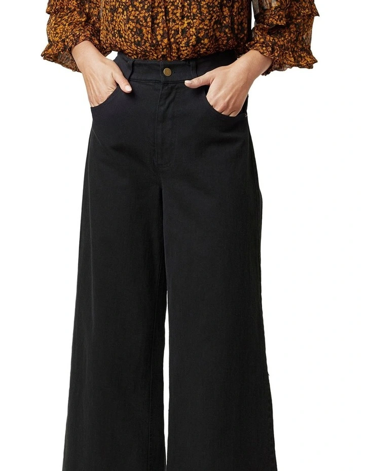 Wholesale π€© Ministry Of Style Escapade Denim Wide Leg Pant In Black π 6 Wholesale π€© Ministry Of Style Escapade Denim Wide Leg Pant In Black π - Image 4