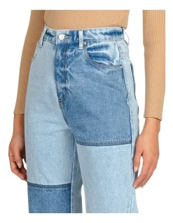 New ✨ Rusty Maison High Straight Leg Jean In Blue 👏 -High Waist Denim Cry Sale unnamed file 218