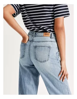 Promo ⭐ ONLY Molly Life Wide 👖 Jeans In Light Blue Denim 🥰 -High Waist Denim Cry Sale unnamed file 2180