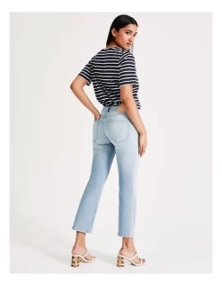 Top 10 🔔 ONLY Kenya Life Mid Sweet Flare 👖 Jeans In Light Blue Denim 🎉 -High Waist Denim Cry Sale unnamed file 2185